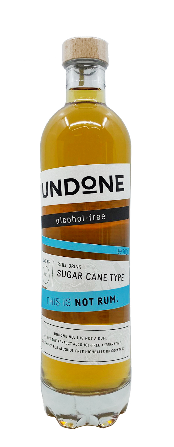 undone1 Undone Sugar Cane Type - This is not Rum - alkoholfreie Rum Alternative No.1 0,7l
