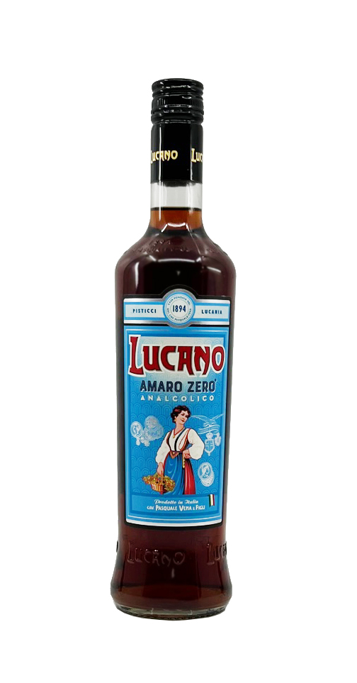 Lucano Amaro Zero Analcolico - Kräuterlikör ohne Alkohol aus Italien 0,7l