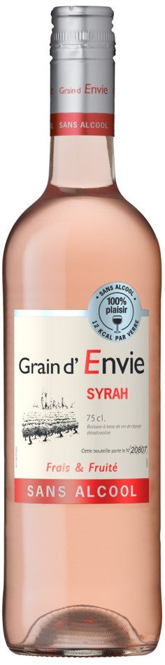 Grain d'Envie - Syrah - alkoholfreier Rosewein 0,75l