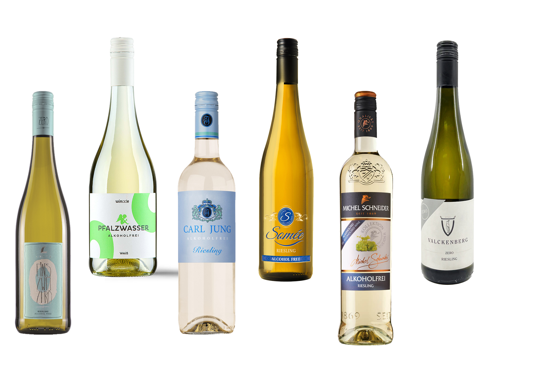 Alkoholfreies Riesling Paket - 6 ausgewählte Rieslinge - 6x 0,75l Alkoholfreies Riesling Paket - 6 ausgewählte Rieslinge - 6x 0,75l