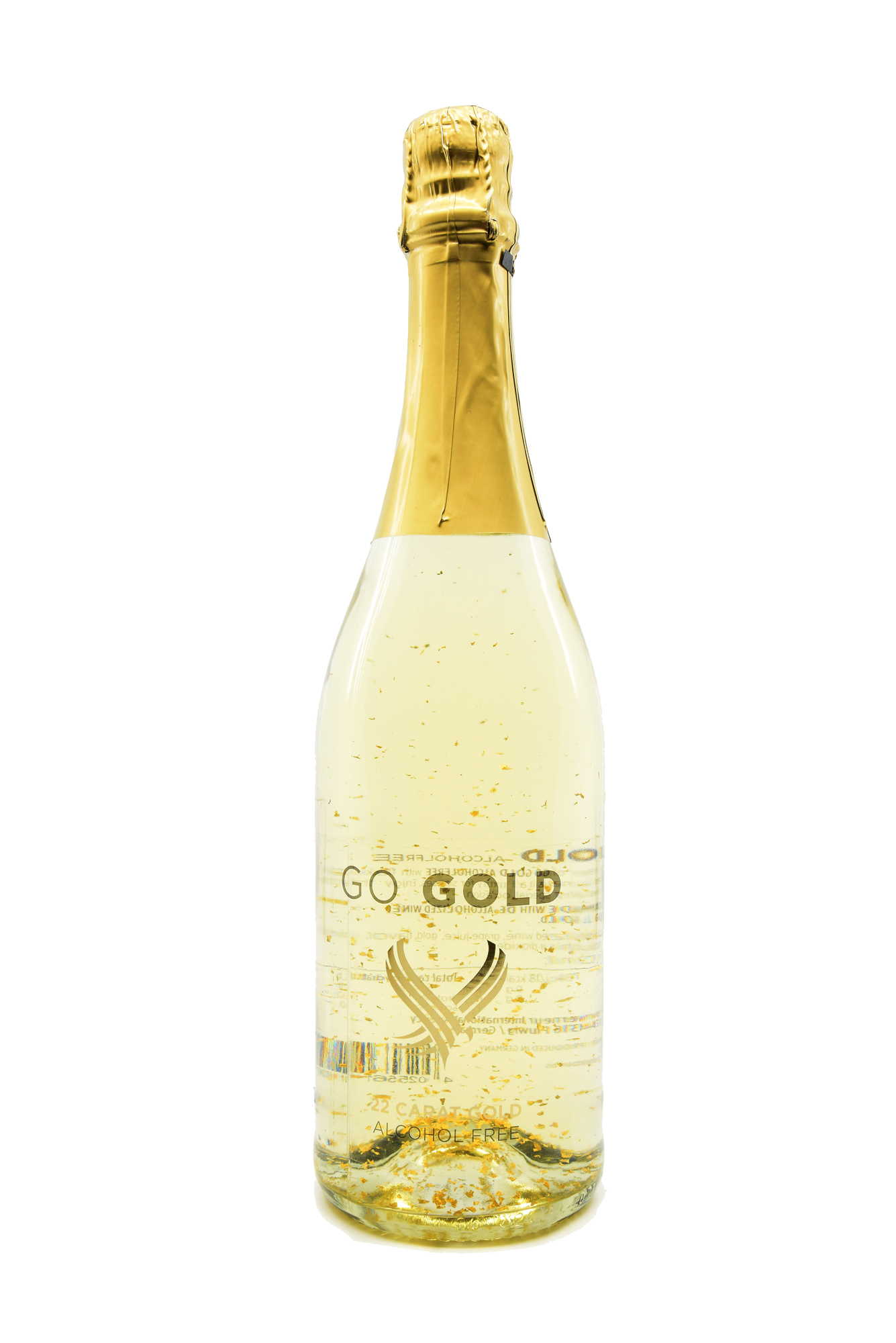 Go Gold Light 22 Karat - 0,75l - alkoholfreier Sekt