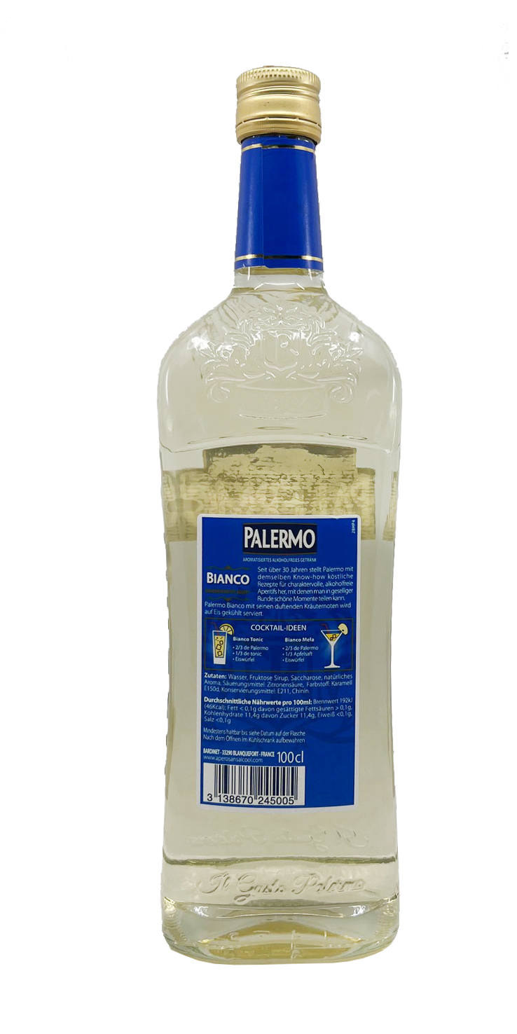 Palermo BIANCO - die alkoholfreie Wermoutalternative 1l 0,0%alc.