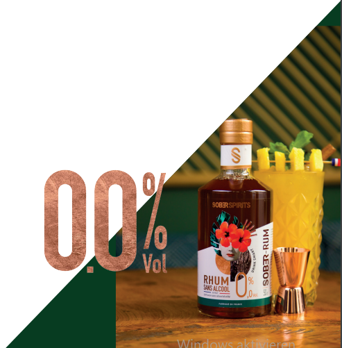 Sober-Rum - Alkoholfreier Rum Extrakt - destillierte alkoholfreie Spirituose 0,5l 0,0%vol.