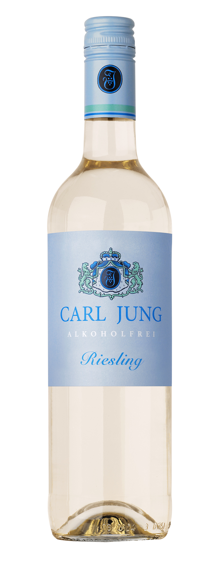 Carl Jung Riesling feinherb 0,75l -  alkoholfreier Weisswein